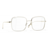 Chanel - Occhiali da Sole Quadrati - Oro - Chanel Eyewear