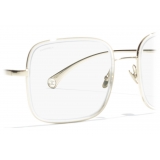 Chanel - Occhiali da Sole Quadrati - Oro - Chanel Eyewear