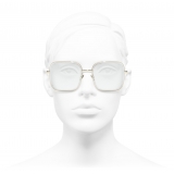Chanel - Square Sunglasses - Gold - Chanel Eyewear