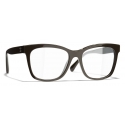 Chanel - Square Eyeglasses - Brown - Chanel Eyewear