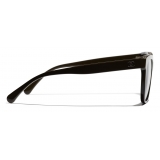 Chanel - Occhiali da Vista Quadrati - Marrone - Chanel Eyewear