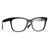 Chanel - Occhiali da Vista Quadrati - Nero - Chanel Eyewear