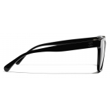 Chanel - Occhiali da Vista Quadrati - Nero - Chanel Eyewear