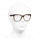 Chanel - Square Eyeglasses - Dark Tortoise - Chanel Eyewear