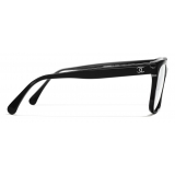 Chanel - Occhiali da Vista Quadrati - Nero - Chanel Eyewear