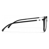 Chanel - Occhiali da Vista Quadrati - Bianco Nero - Chanel Eyewear