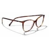 Chanel - Square Eyeglasses - Tortoise - Chanel Eyewear