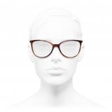 Chanel - Square Eyeglasses - Tortoise - Chanel Eyewear