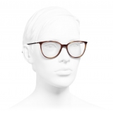 Chanel - Square Eyeglasses - Tortoise - Chanel Eyewear