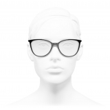 Chanel - Square Eyeglasses - Black Beige - Chanel Eyewear