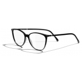 Chanel - Occhiali da Vista Quadrati - Nero - Chanel Eyewear