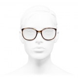 Chanel - Round Eyeglasses - Tortoise - Chanel Eyewear