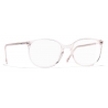 Chanel - Occhiali da Vista Rotondi - Rosa Chiaro - Chanel Eyewear