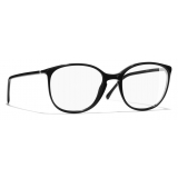 Chanel - Round Eyeglasses - Black - Chanel Eyewear