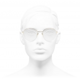 Chanel - Occhiali da Vista Rotondi - Oro - Chanel Eyewear