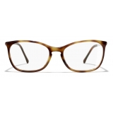 Chanel - Rectangular Eyeglasses - Tortoise - Chanel Eyewear