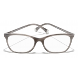 Chanel - Occhiali da Vista Rettangolari - Grigio Trasparente - Chanel Eyewear