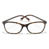 Chanel - Rectangular Eyeglasses - Dark Tortoise - Chanel Eyewear