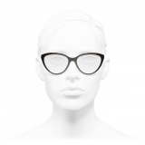 Chanel - Occhiali da Vista Cat-Eye - Marrone - Chanel Eyewear