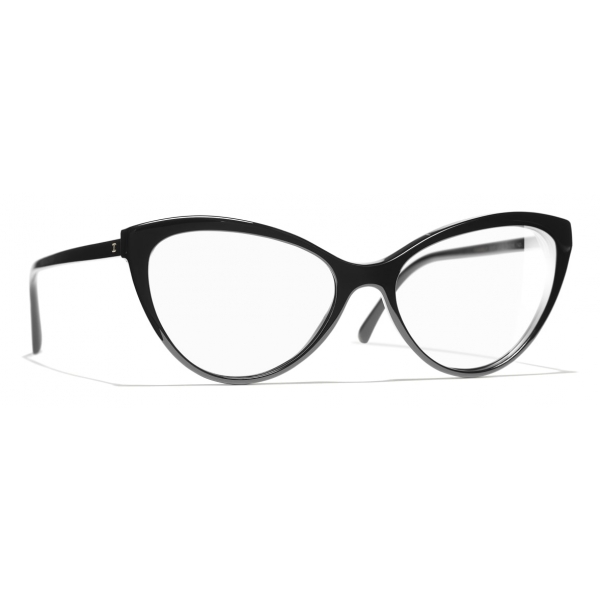 Chanel - Cat Eye Eyeglasses - Black - Chanel Eyewear