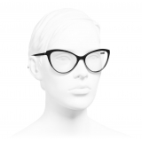 Chanel - Occhiali da Vista Cat-Eye - Nero - Chanel Eyewear