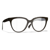 Chanel - Occhiali da Vista a Farfalla - Marrone - Chanel Eyewear