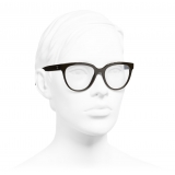 Chanel - Butterfly Eyeglasses - Brown - Chanel Eyewear - Avvenice