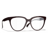 Chanel - Butterfly Eyeglasses - Burgundy - Chanel Eyewear