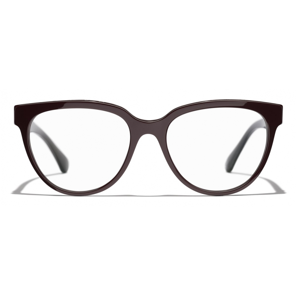 Chanel - Butterfly Eyeglasses - Burgundy - Chanel Eyewear - Avvenice