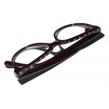 Chanel - Butterfly Eyeglasses - Burgundy - Chanel Eyewear