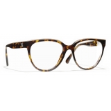 Chanel - Butterfly Eyeglasses - Dark Tortoise Beige - Chanel Eyewear