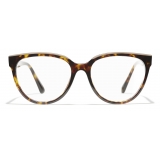 Chanel - Butterfly Eyeglasses - Dark Tortoise Beige - Chanel Eyewear