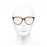 Chanel - Butterfly Eyeglasses - Dark Tortoise Beige - Chanel Eyewear