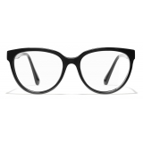 Chanel - Occhiali da Vista a Farfalla - Nero - Chanel Eyewear