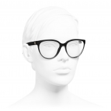 Chanel - Butterfly Eyeglasses - Black - Chanel Eyewear