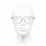 Chanel - Butterfly Eyeglasses - Transparent Beige - Chanel Eyewear