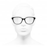 Chanel - Occhiali da Vista a Farfalla - Nero - Chanel Eyewear