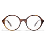 Chanel - Round Eyeglasses - Tortoise - Chanel Eyewear