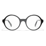 Chanel - Round Eyeglasses - Black - Chanel Eyewear