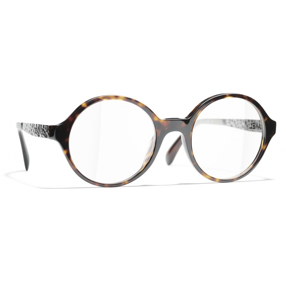 Chanel - Round Eyeglasses - Dark Tortoise - Chanel Eyewear - Avvenice