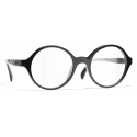 Chanel - Occhiali da Vista Rotondi - Nero - Chanel Eyewear