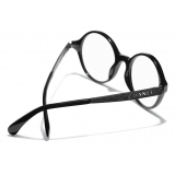 Chanel - Occhiali da Vista Rotondi - Nero - Chanel Eyewear