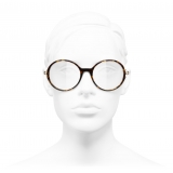 Chanel - Round Eyeglasses - Dark Tortoise - Chanel Eyewear