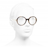 Chanel - Round Eyeglasses - Dark Tortoise - Chanel Eyewear