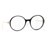 Chanel - Round Eyeglasses - Black - Chanel Eyewear