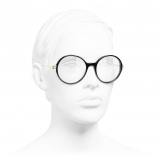 Chanel - Round Eyeglasses - Black - Chanel Eyewear