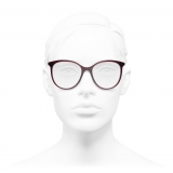 Chanel - Pantos Eyeglasses - Dark Red - Chanel Eyewear