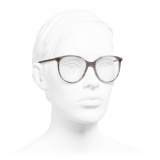 Chanel - Pantos Eyeglasses - Transparent Gray - Chanel Eyewear