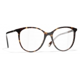 Chanel - Pantos Eyeglasses - Dark Tortoise - Chanel Eyewear