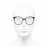 Chanel - Pantos Eyeglasses - Dark Tortoise - Chanel Eyewear